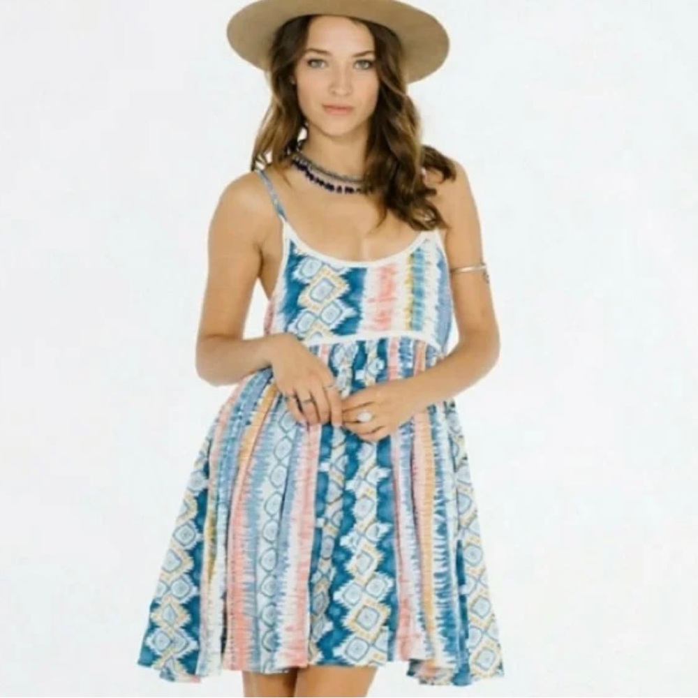 Anthropologie RAGA Flamingo Beach Short Dress Size S